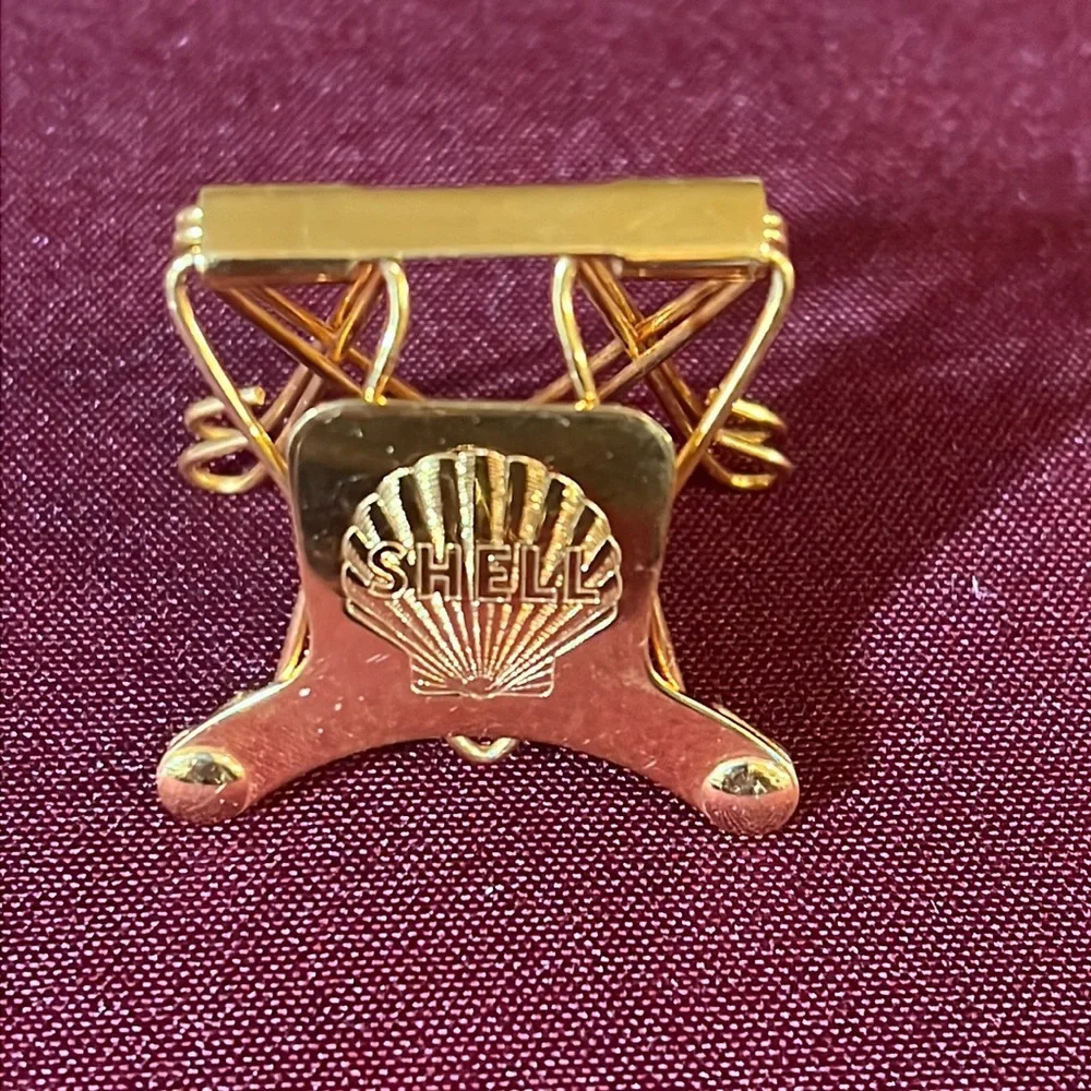 Vintage Shell Gasoline money clip 1960’s.